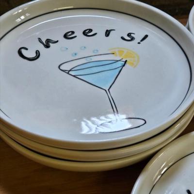 (7) Ceramic Cheers Plates
