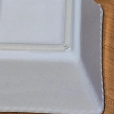 (2) Delish and (1) Yummy Ceramic Snack Bowls