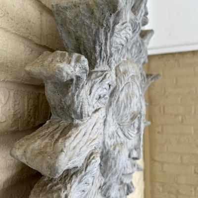 Concrete Patio Sun Decor 31"