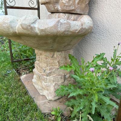 CONCRETE 3 PC WATER FEATURE