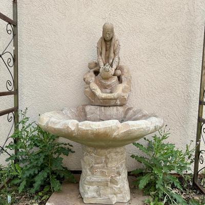 CONCRETE 3 PC WATER FEATURE