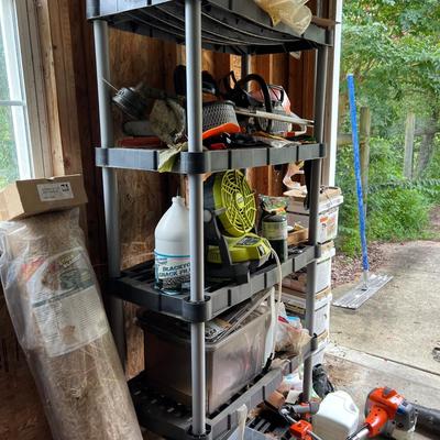 3 Plastic Shelves - Contents Not Included