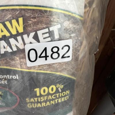 New Straw Blanket Sod w New Box Sod Staples