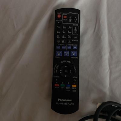 Panasonic Blue-Ray Disc Player With Remote and Various DVDs (PB-KD)