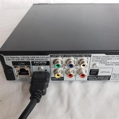 Panasonic Blue-Ray Disc Player With Remote and Various DVDs (PB-KD)