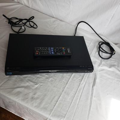 Panasonic Blue-Ray Disc Player With Remote and Various DVDs (PB-KD)