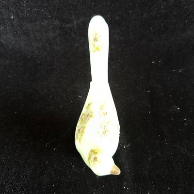 HAND PAINTED FENTON BIRD