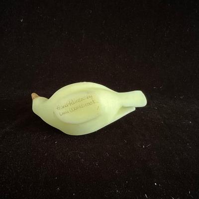 HAND PAINTED FENTON BIRD