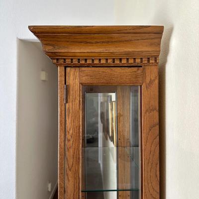 LIGHTED CURIO CABINET