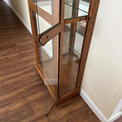 LIGHTED CURIO CABINET