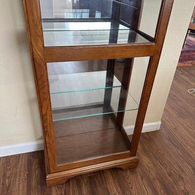 LIGHTED CURIO CABINET