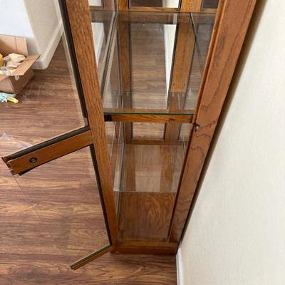 LIGHTED CURIO CABINET