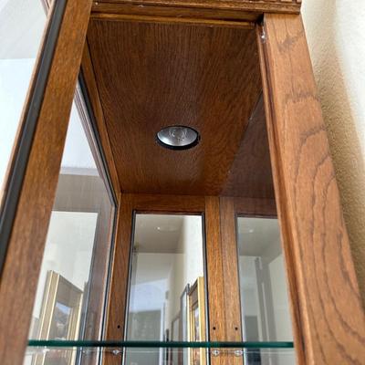 LIGHTED CURIO CABINET