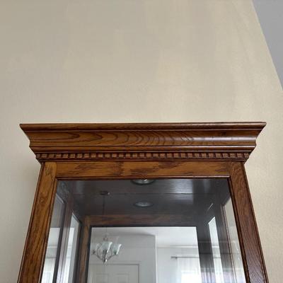 LIGHTED CURIO CABINET