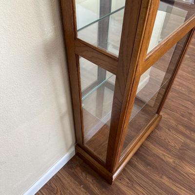 LIGHTED CURIO CABINET