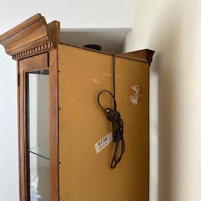 LIGHTED CURIO CABINET