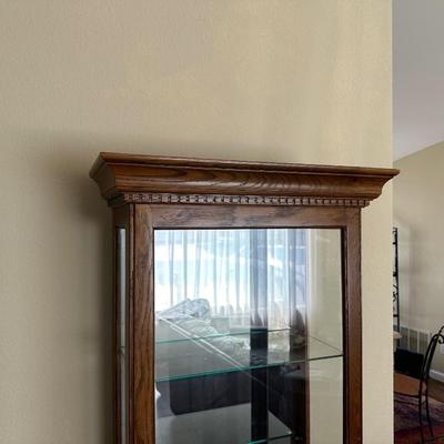 LIGHTED CURIO CABINET