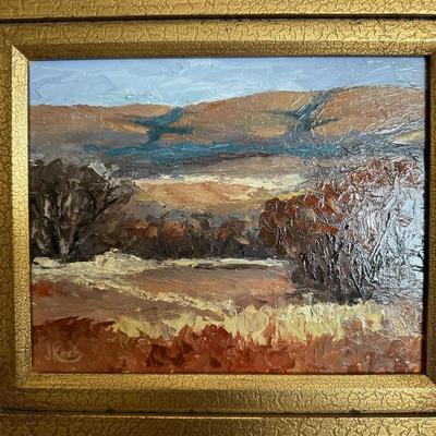OIL ON CANVAS "THE FLINT HILLS" BY J KOCH