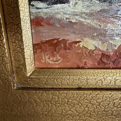OIL ON CANVAS "THE FLINT HILLS" BY J KOCH