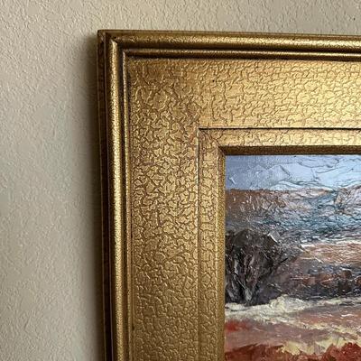 OIL ON CANVAS "THE FLINT HILLS" BY J KOCH