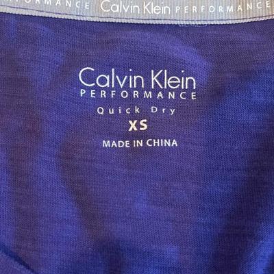 Brand New w/Tags - Calvin Klein Performance V-Neck Shirt, Size XS