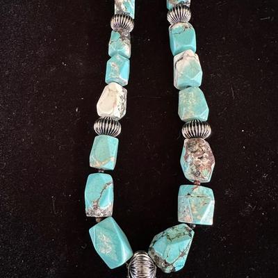 TURQUOISE TONE NECKLACE
