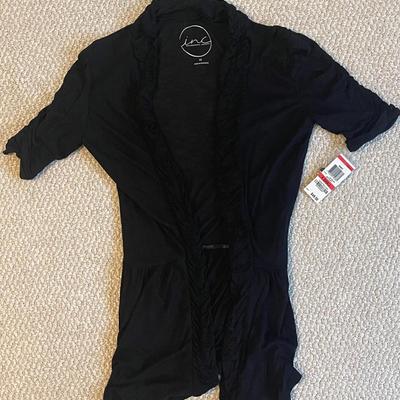 Brand New w/Tags INC Black Cardigan, Size XS