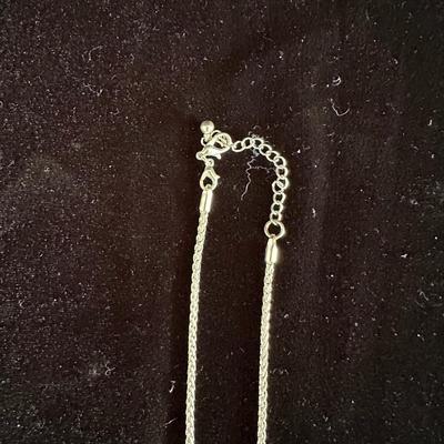 BEADED CROSS ON A CHAIN