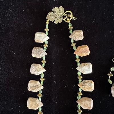 NECKLACE AND EARRINGS