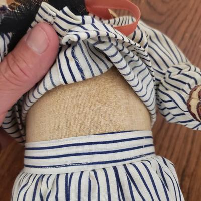 Vintage Porcelain Victorian Doll, Sailor and Porcelain Baby (PB-KD)