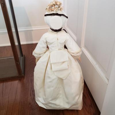 Vintage Porcelain Victorian Doll, Sailor and Porcelain Baby (PB-KD)