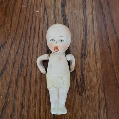 Vintage Porcelain Victorian Doll, Sailor and Porcelain Baby (PB-KD)