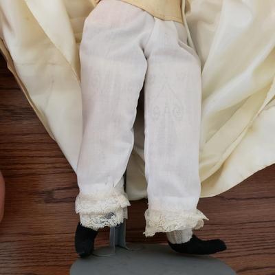 Vintage Porcelain Victorian Doll, Sailor and Porcelain Baby (PB-KD)