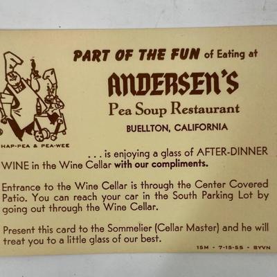 Vintage Andersen’s Pea Soup
