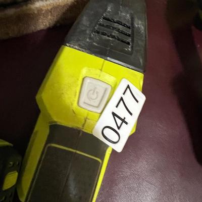 3 Pc. Lot Ryobi - Flashlight, Work Light, Heat Gun