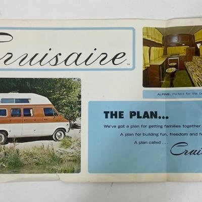 Vintage Cruisaire Van Conversion Brochure 1973