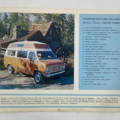 Vintage Cruisaire Van Conversion Brochure 1973