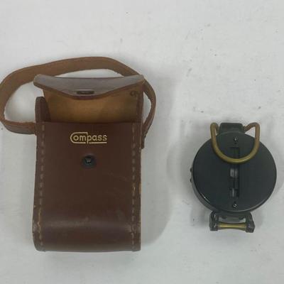 Vintage Lensatic Engineer's Compass