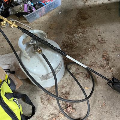 Propane Torch & Tank - Weed Burner Tool