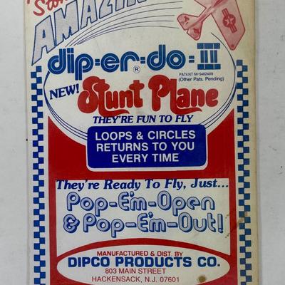 VINTAGE Mike Stone's Amazing dip-er-do II Stunt Plane HACKENSACK, NJ,USA