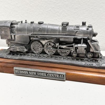 MICHAEL RICKER ~ Eight (8) Piece Pewter Train Collection
