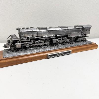 MICHAEL RICKER ~ Eight (8) Piece Pewter Train Collection