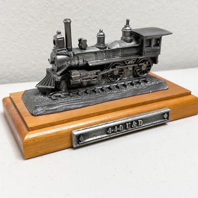 MICHAEL RICKER ~ Eight (8) Piece Pewter Train Collection