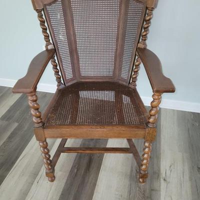 Barley Twist Caned Chair