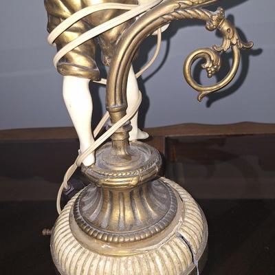 2 Antique French porcelin Lamps