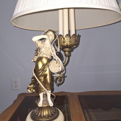 2 Antique French porcelin Lamps