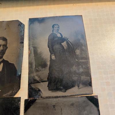 Four Tin Type Photos