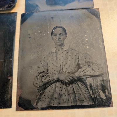 Four Tin Type Photos