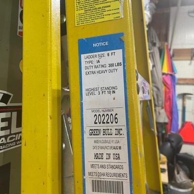 6’ fiberglass ladder