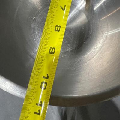 2 large galvanized bowls